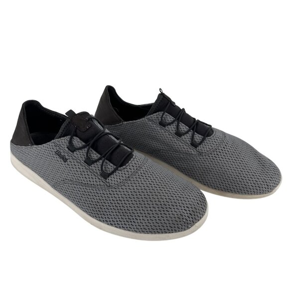 Olukai AlapaLi Mens Size 13 Gray Mesh Low Slip On Sneaker Shoes Leather - Picture 1 of 6